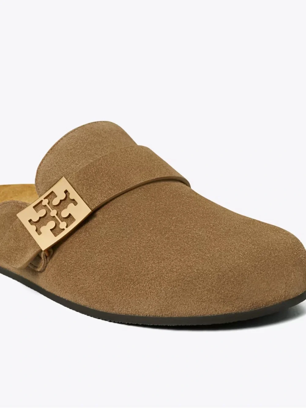TORY BURCH Mellow Mule Suede Clogs Slip Ons